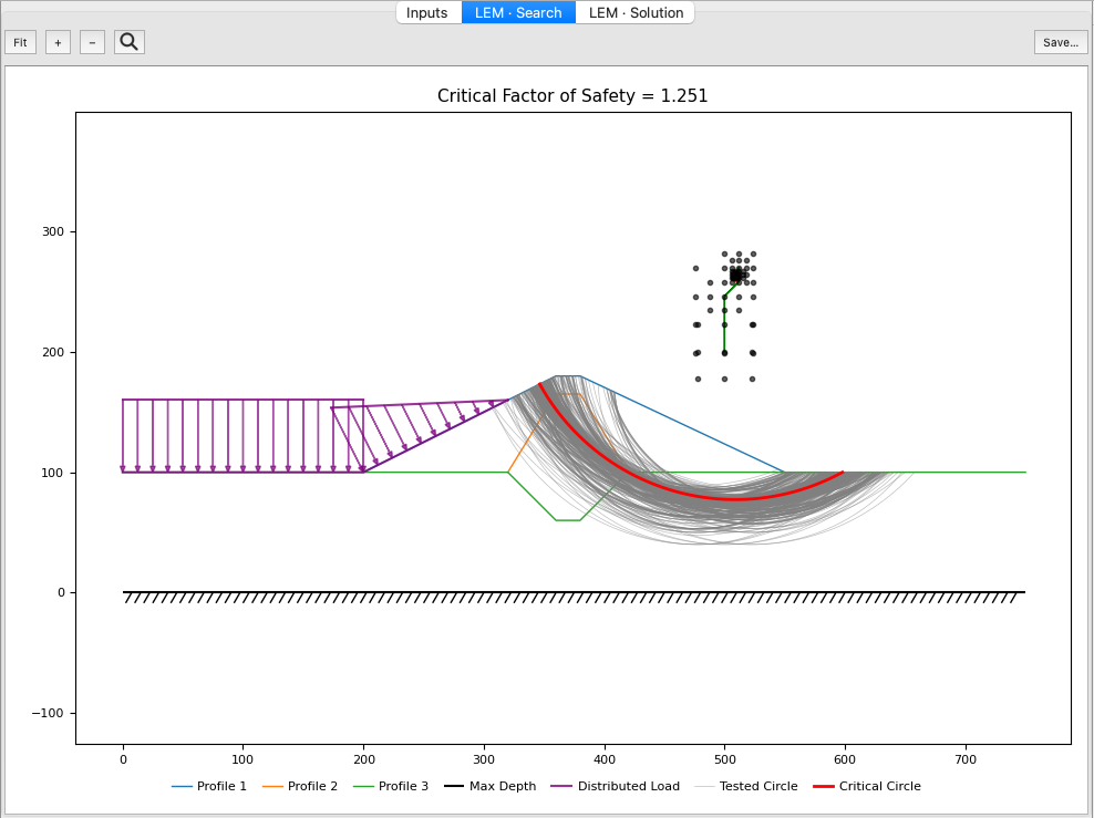 LEM Search view